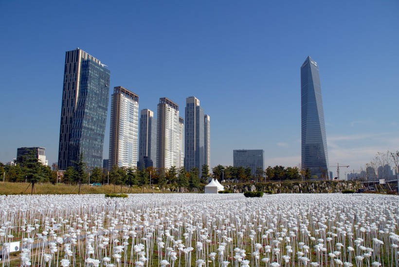 韓國仁川建築風景圖片