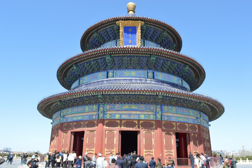 北京天壇建築風景圖片
