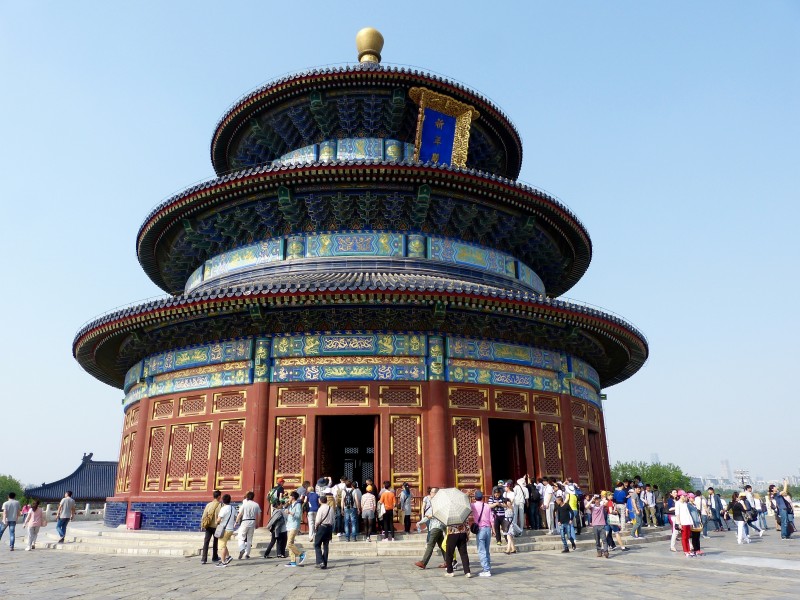 北京天壇建築風景圖片