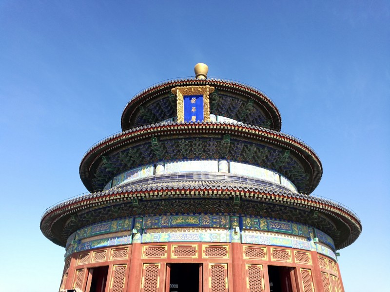北京天壇建築風景圖片