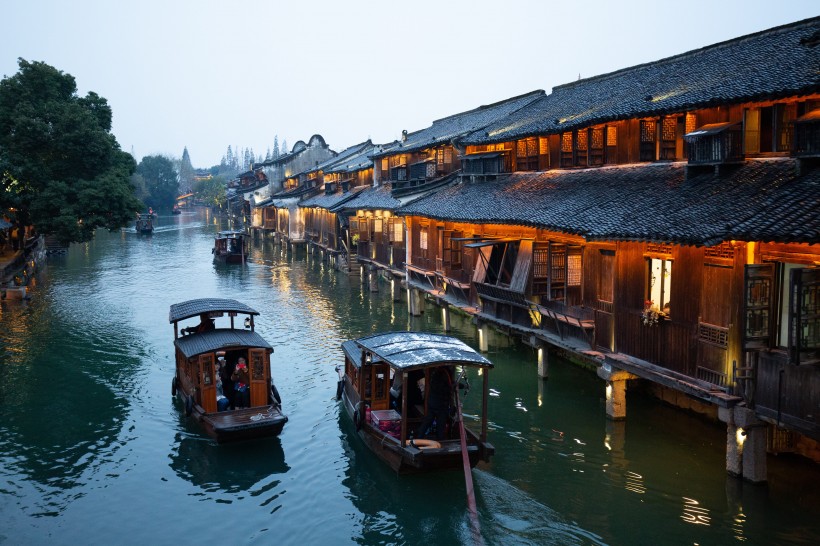 浙江烏鎮風景圖片