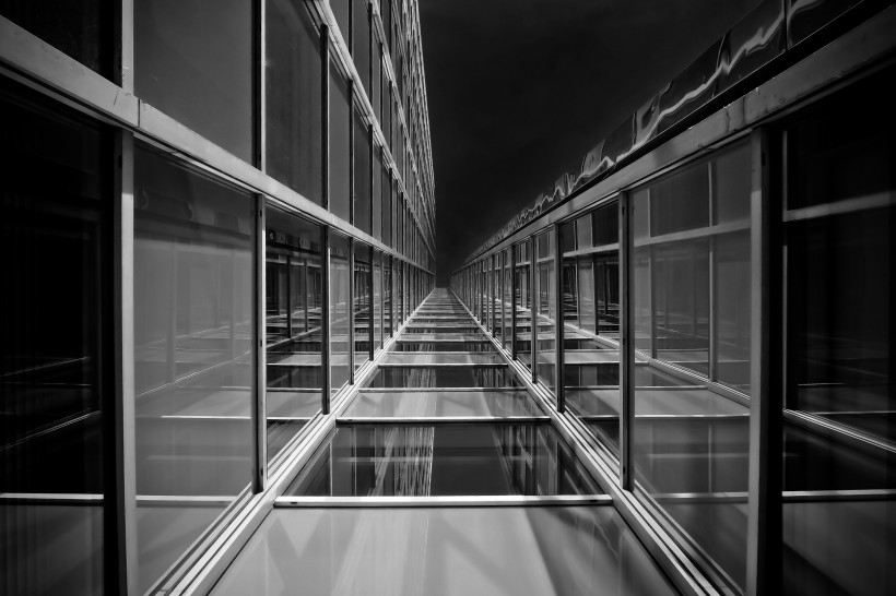 現代城市摩天大樓建築風景圖片