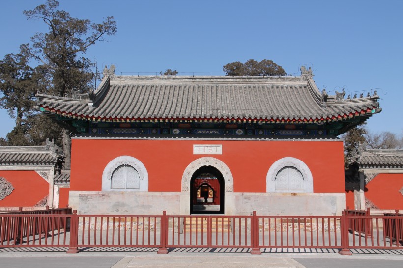 北京頤和園建築風景圖片