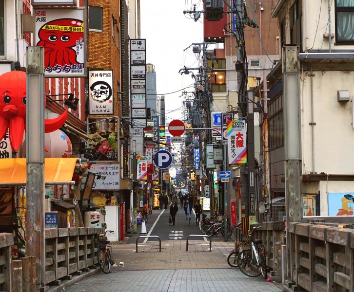 日本大阪建築風景圖片