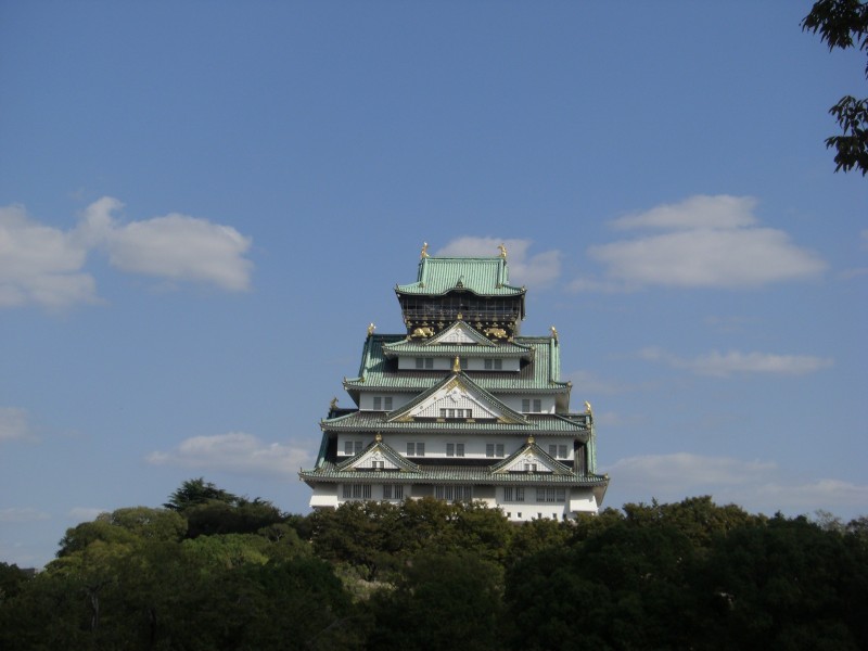 日本大阪建築風景圖片
