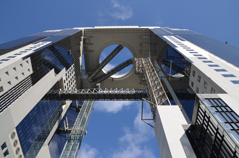 日本大阪建築風景圖片