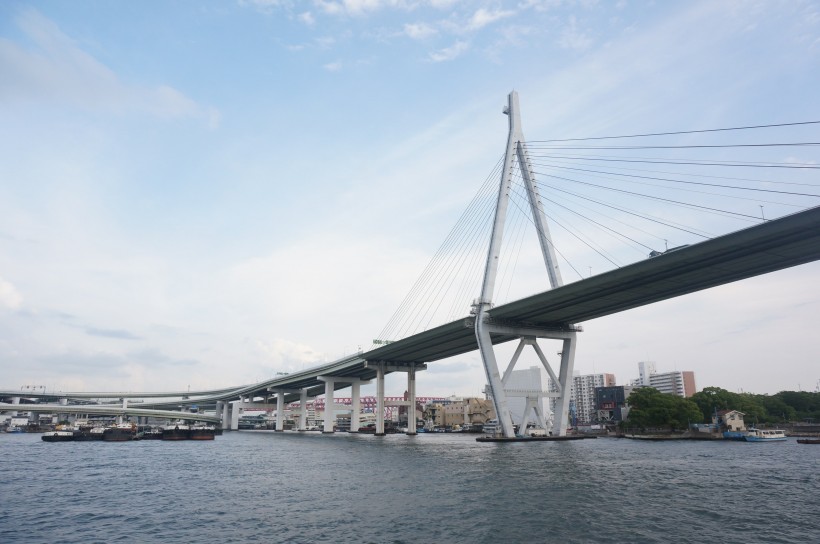 日本大阪建築風景圖片
