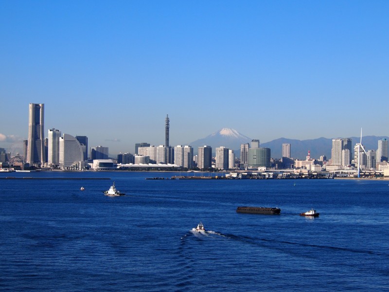 日本橫濱建築風景圖片
