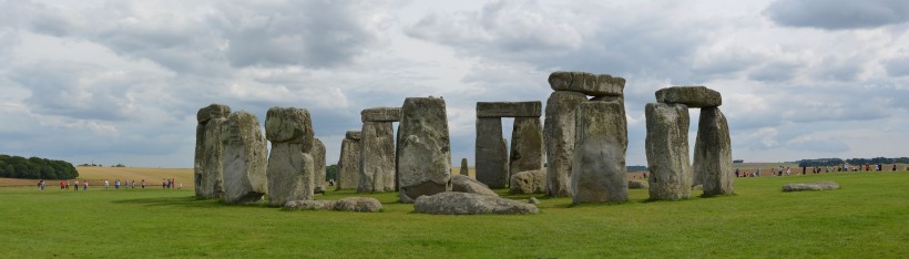 英國神秘的巨石陣風景圖片