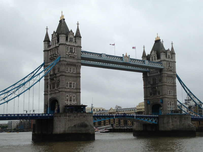 英國倫敦塔橋風景圖片