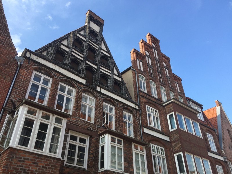 德國盧内堡建築風景圖片