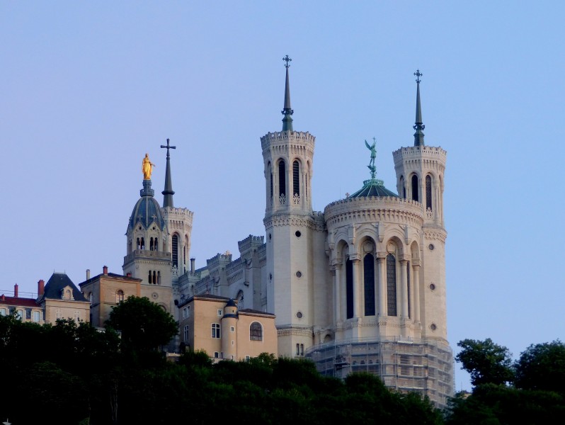 法國裡昂建築風景圖片