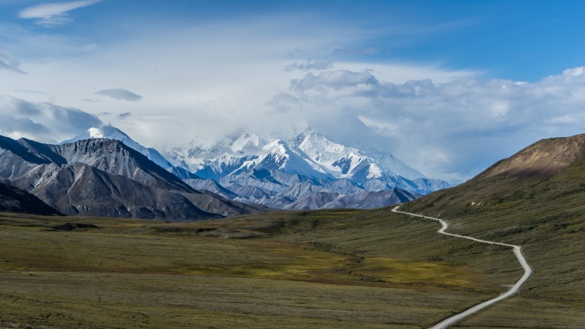 美國麥金利山風景圖片