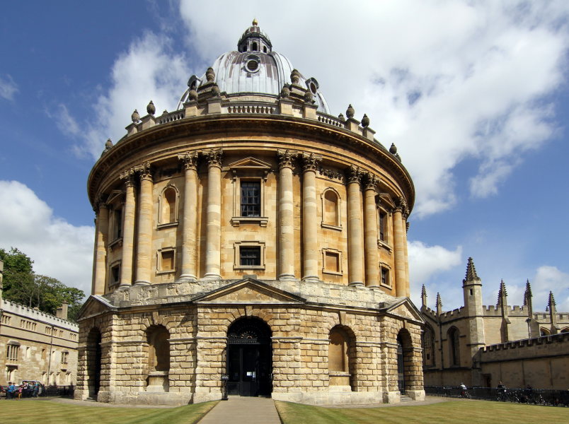 英國牛津大學建築風景圖片