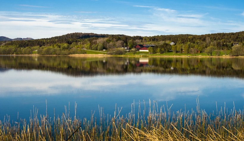 挪威特隆赫姆建築風景圖片