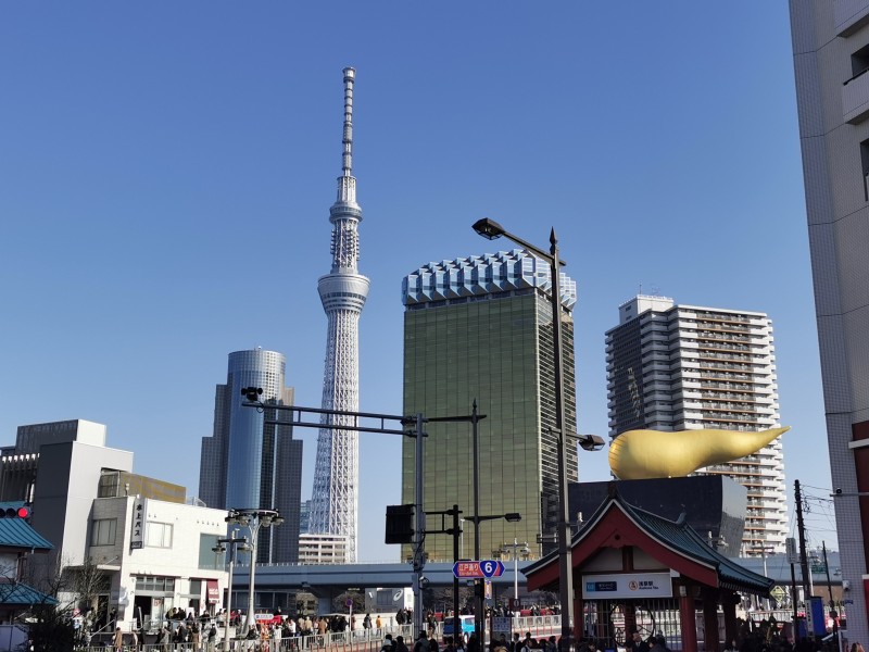 日本标志性建築東京塔建築風景圖片