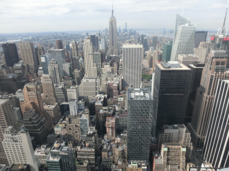 美國曆史地标紐約曼哈頓帝國大廈建築風景圖片
