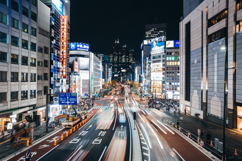 日本東京建築風景圖片