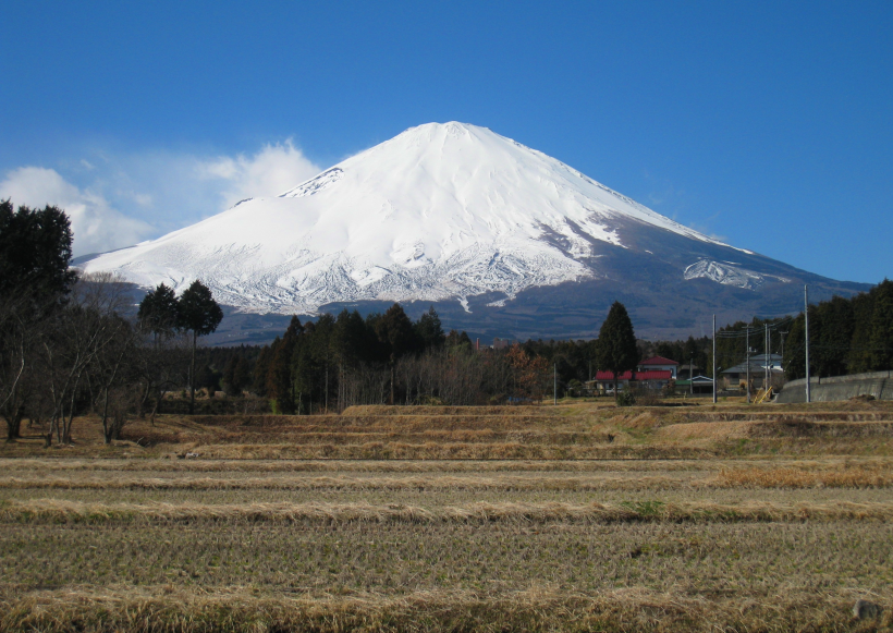 日本富士山自然風景圖片