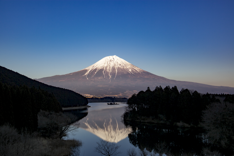 日本富士山自然風景圖片