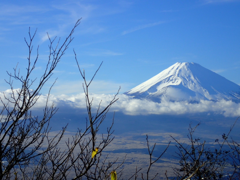 日本富士山自然風景圖片