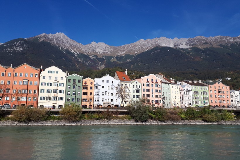 奧地利因斯布魯克建築風景圖片