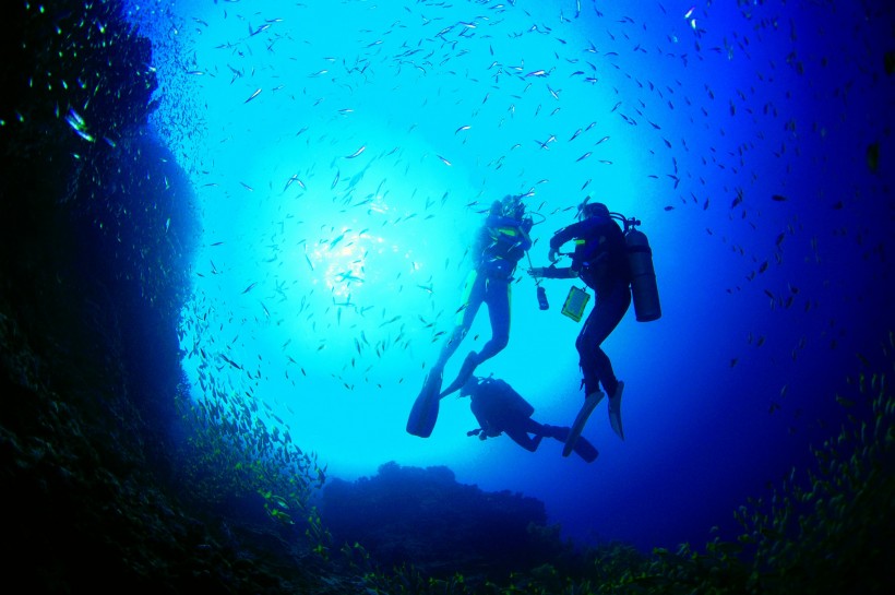 深海潛水圖片