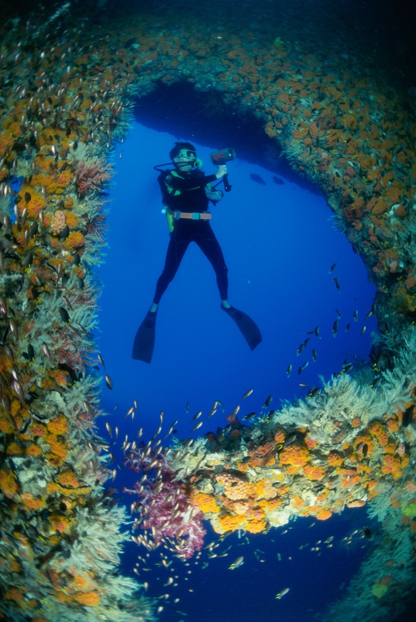 深海潛水圖片