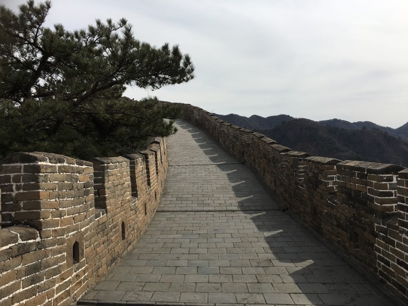 中國古代最偉大的建築壯觀的長城風景圖片