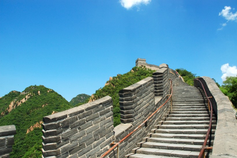 中國古代最偉大的建築壯觀的長城風景圖片