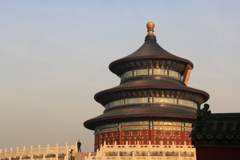 北京天壇建築風景圖片