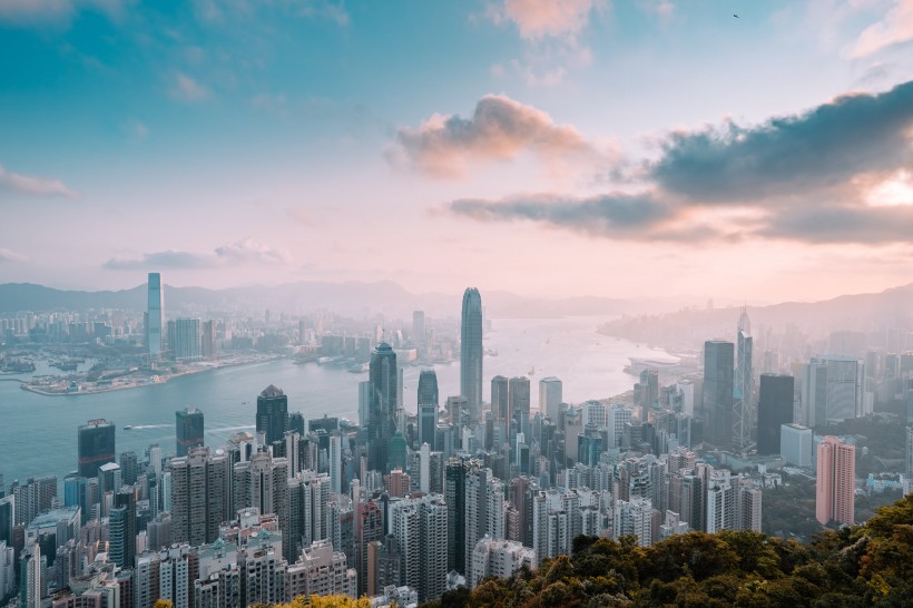 繁華熱鬧的香港風景圖片圖片