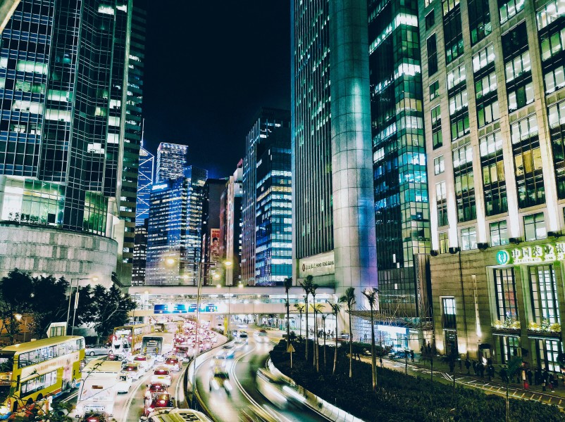 繁華熱鬧的香港風景圖片圖片