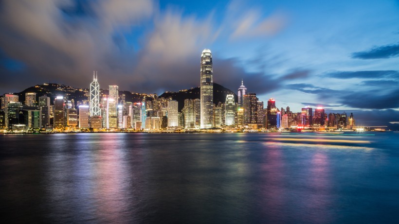 繁華熱鬧的香港風景圖片圖片