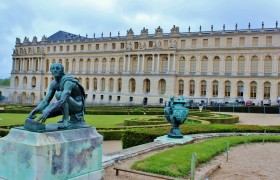 法國巴黎凡爾賽宮建築風景圖片
