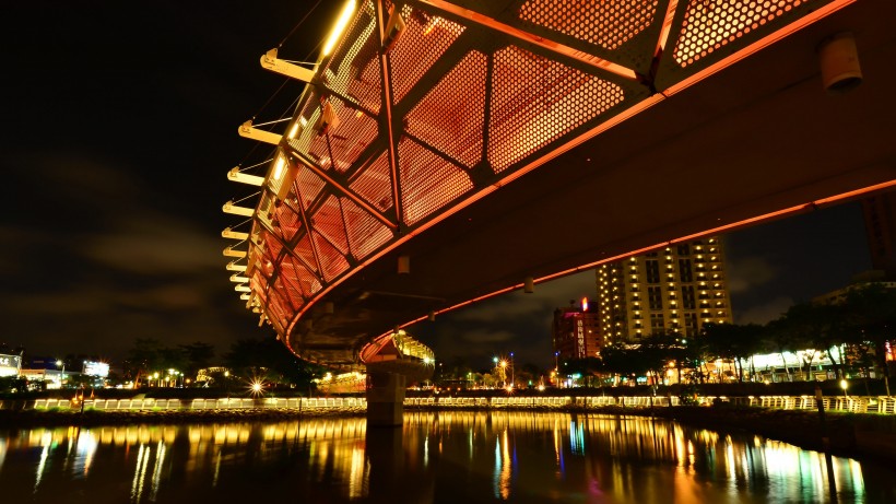 唯美璀璨的城市夜景風景圖片