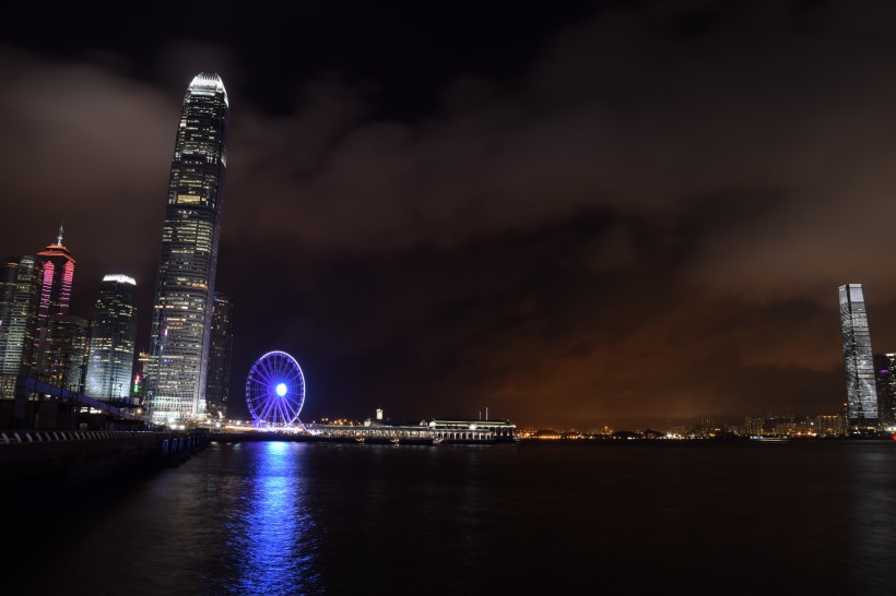 唯美璀璨的城市夜景風景圖片