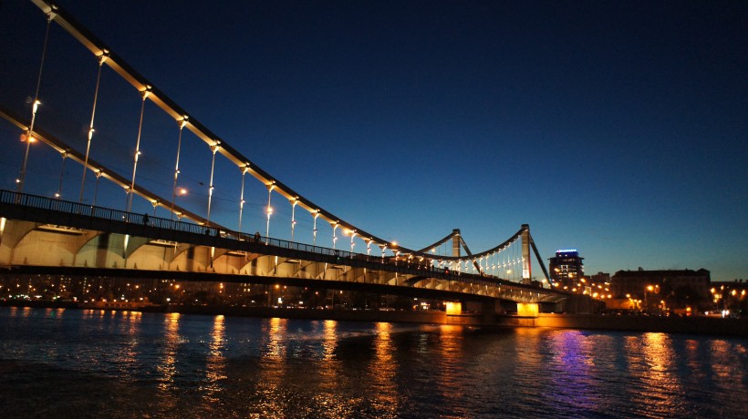 唯美璀璨的城市夜景風景圖片