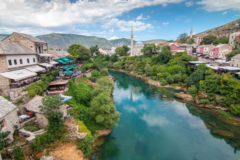 波斯尼亞和黑塞哥維那莫斯塔爾風景圖片