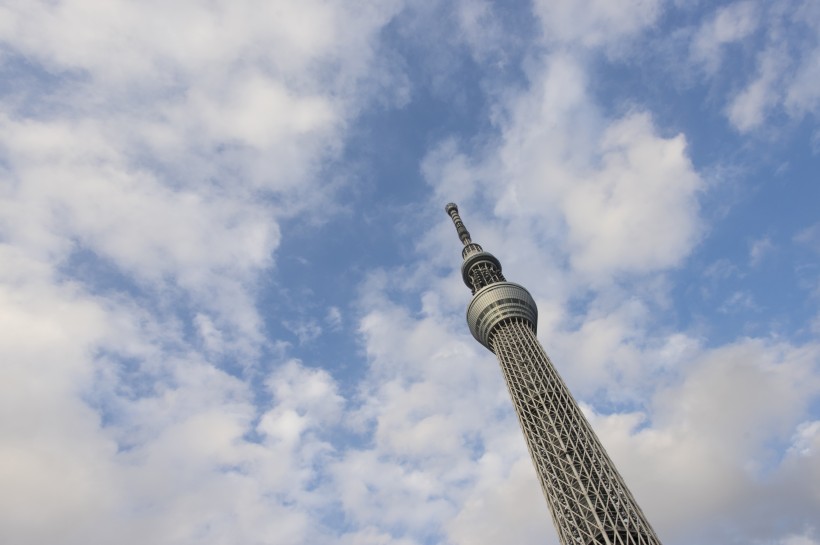 日本東京晴空塔建築風景圖片