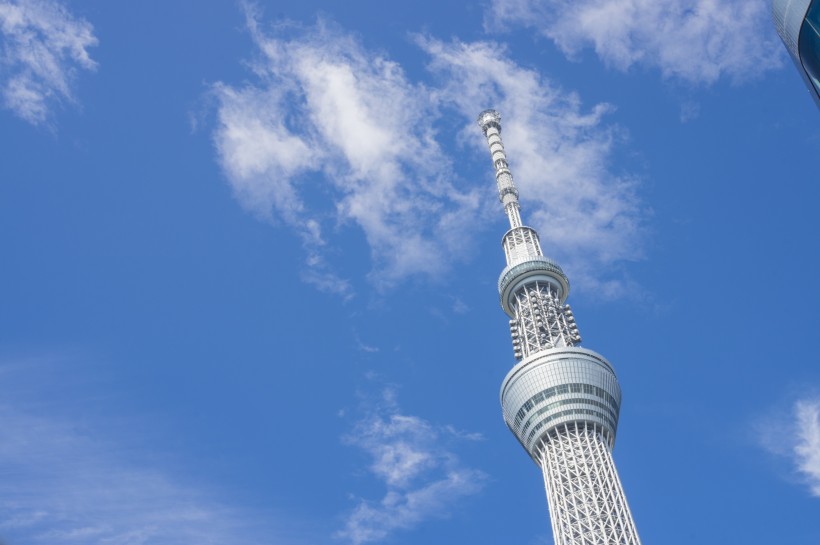 日本東京晴空塔建築風景圖片