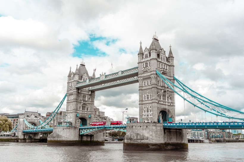 英國倫敦塔橋風景圖片