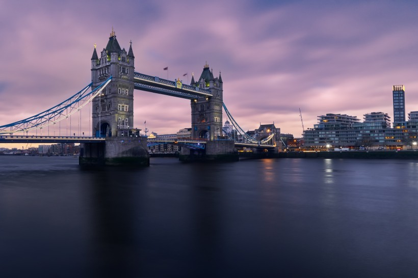英國倫敦塔橋風景圖片