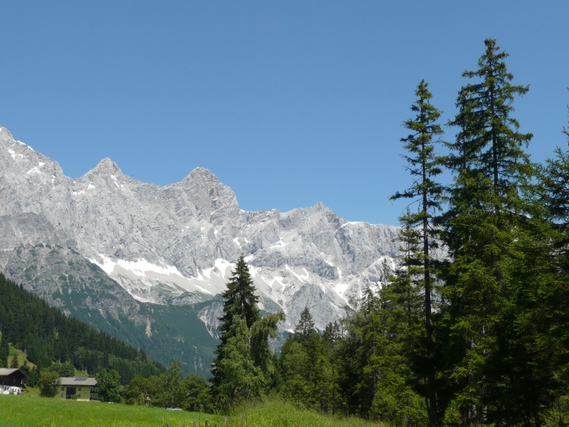 奧地利達赫斯坦山脈風景圖片