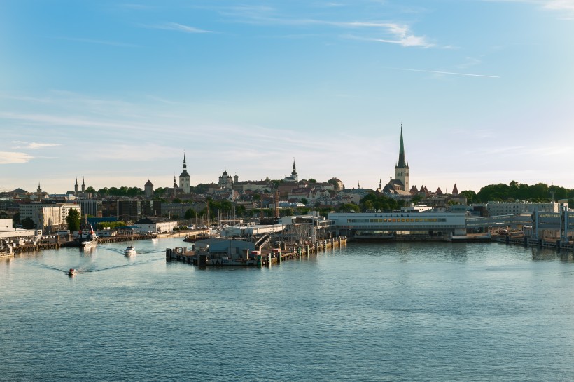 愛沙尼亞建築風景圖片
