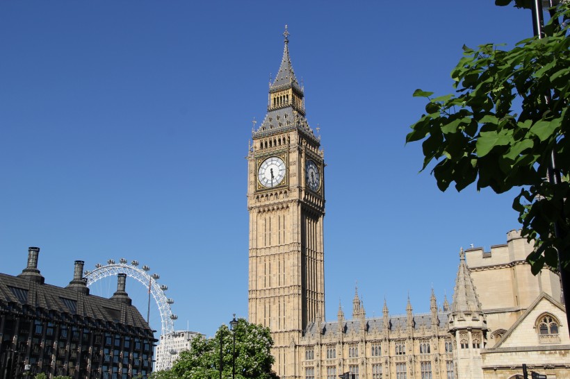 英國倫敦大本鐘風景圖片