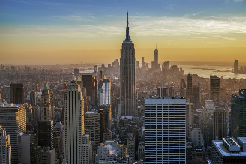美國紐約地标之一帝國大廈圖片