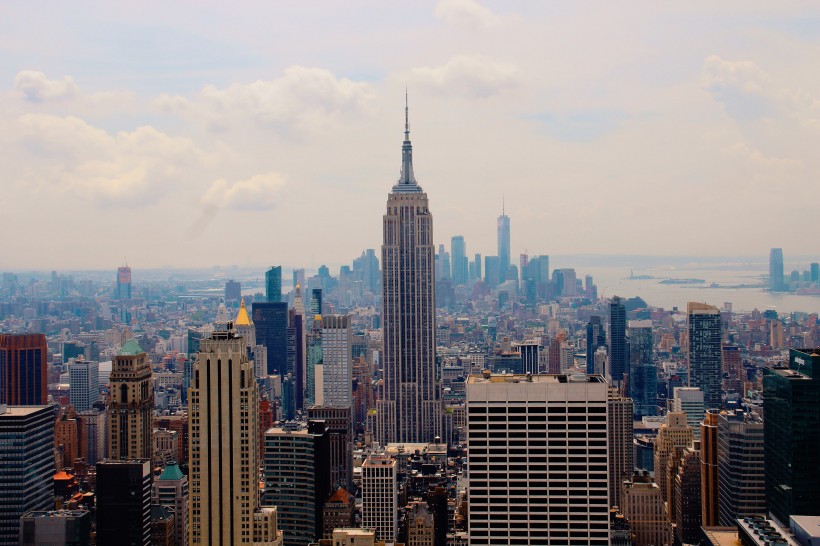 美國紐約地标之一帝國大廈圖片