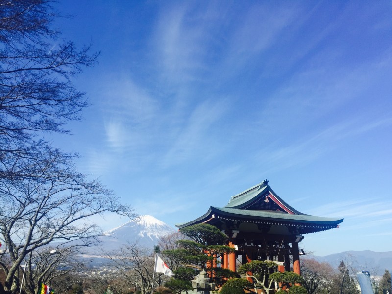 日本富士山自然風景圖片