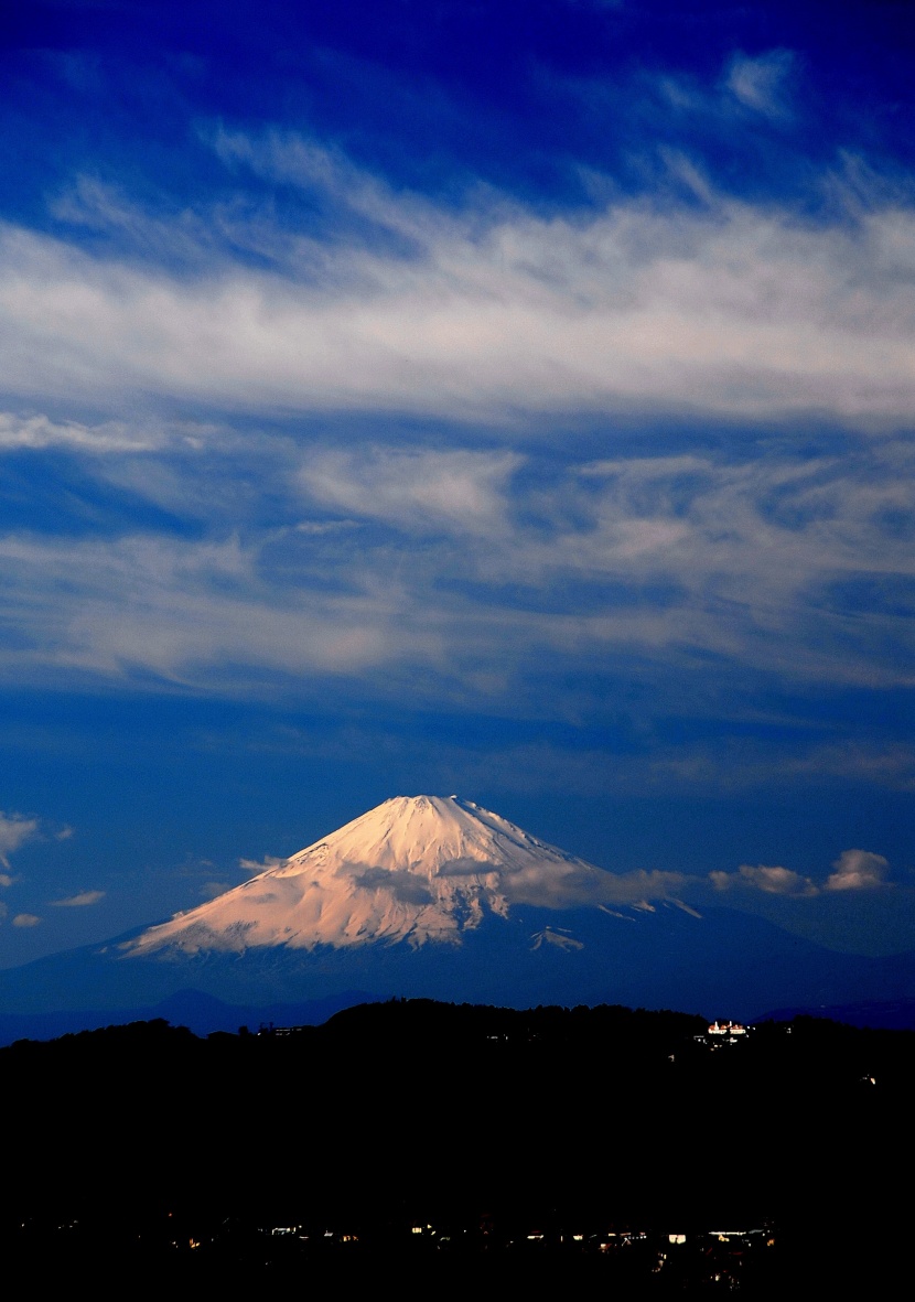 日本富士山自然風景圖片